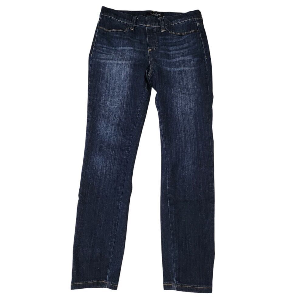 Judy Blue Jeans Womens‎ 28 Blue Pull On Skinny Fit Elastic Waist Jegging Denim